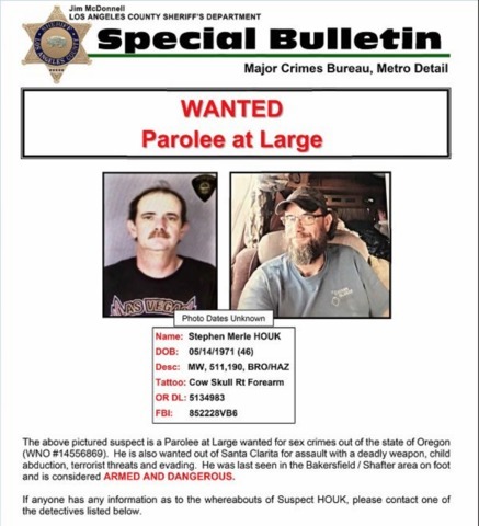 Paroled sex offender who led police on RV chase arrested Paroled sex offender who led police on RV chase arrested